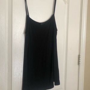 Black tank top
